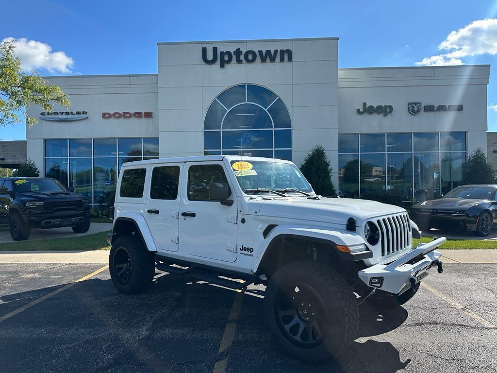 used 2021 Jeep Wrangler Unlimited car, priced at $32,350