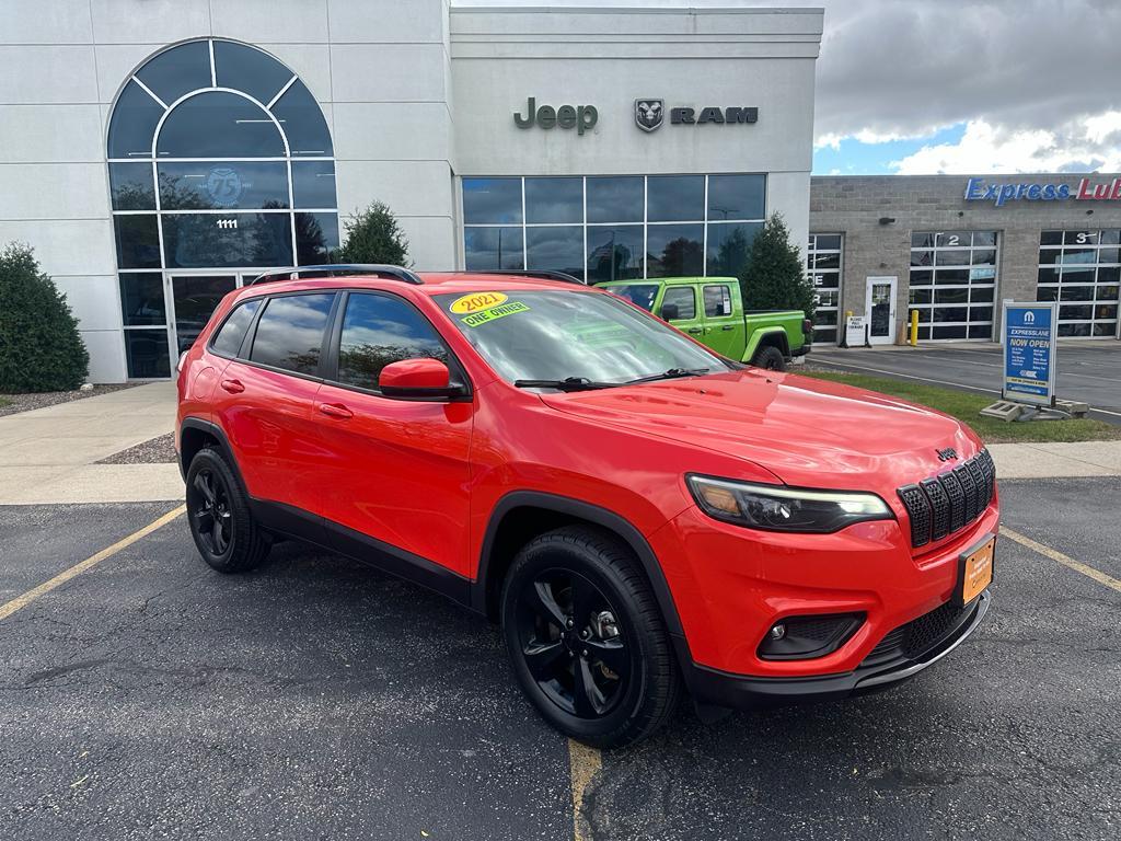 used 2021 Jeep Cherokee car, priced at $20,750