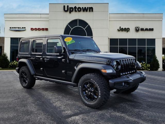 used 2021 Jeep Wrangler Unlimited car, priced at $37,492