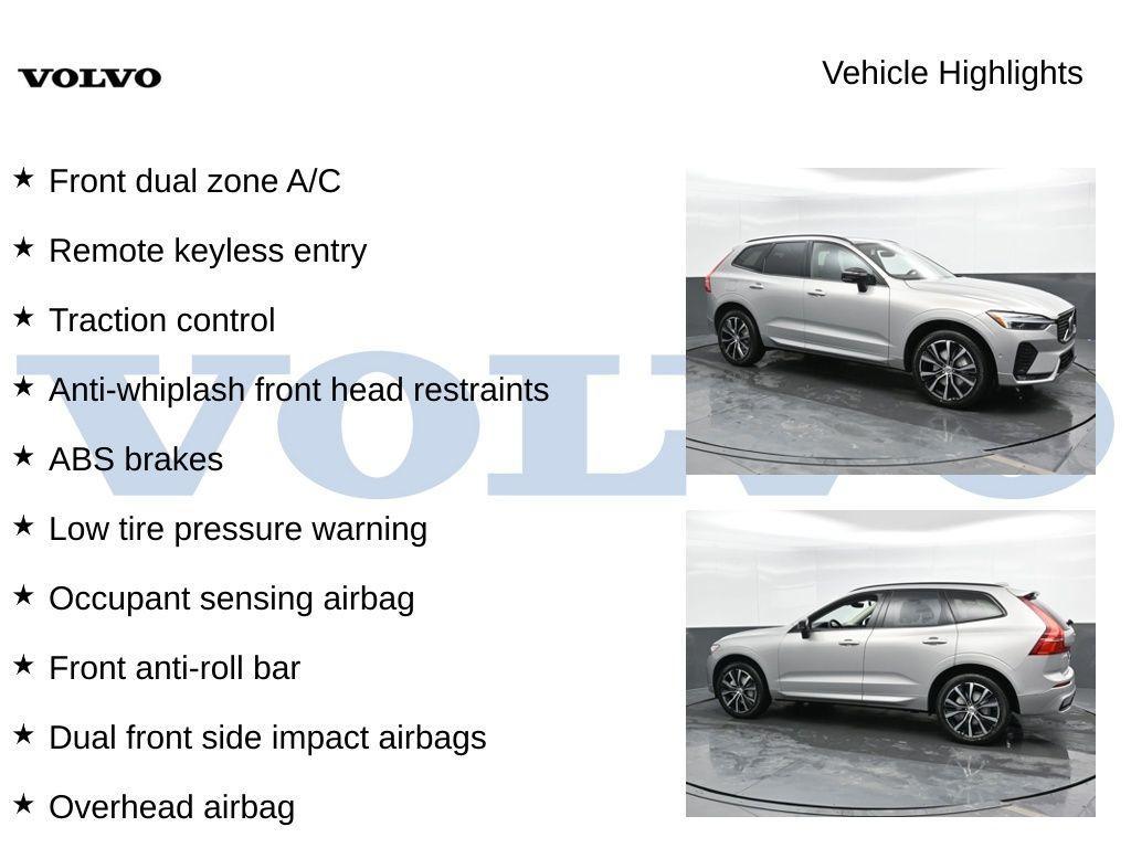 new 2025 Volvo XC60 car, priced at $48,876
