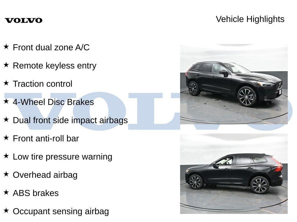 new 2025 Volvo XC60 car, priced at $50,378