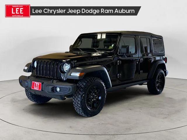 used 2022 Jeep Wrangler Unlimited car, priced at $31,999