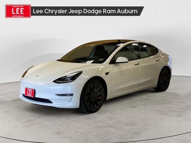 used 2023 Tesla Model 3 car, priced at $33,500