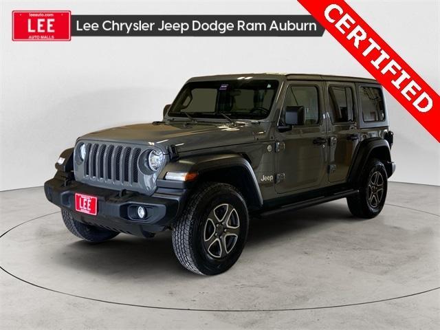used 2021 Jeep Wrangler Unlimited car, priced at $31,777
