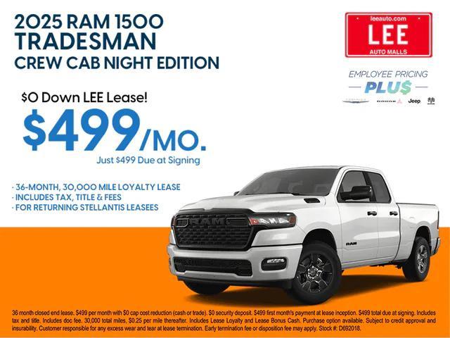 new 2025 Ram 1500 car, priced at $48,568