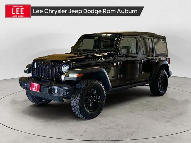 used 2021 Jeep Wrangler Unlimited car, priced at $32,999