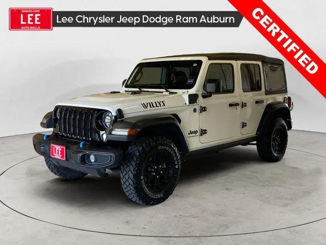 used 2023 Jeep Wrangler 4xe car, priced at $35,995