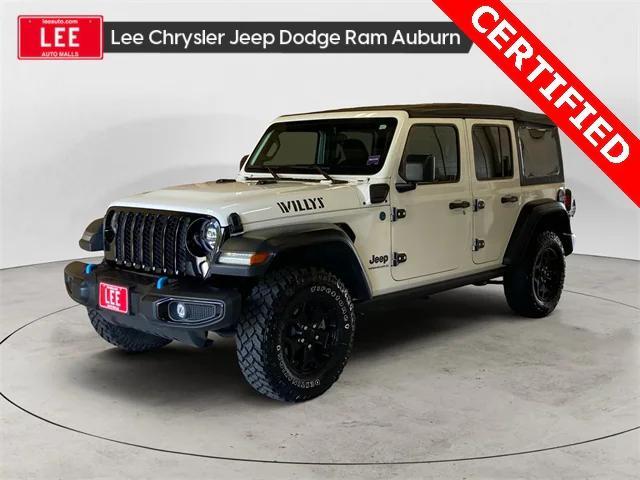 used 2023 Jeep Wrangler 4xe car, priced at $37,997