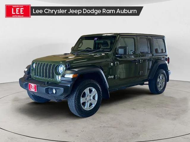 used 2021 Jeep Wrangler Unlimited car, priced at $28,998