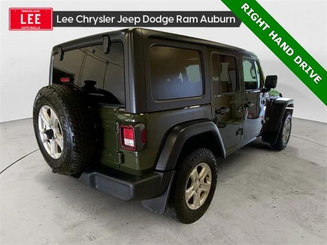 used 2021 Jeep Wrangler Unlimited car, priced at $33,494