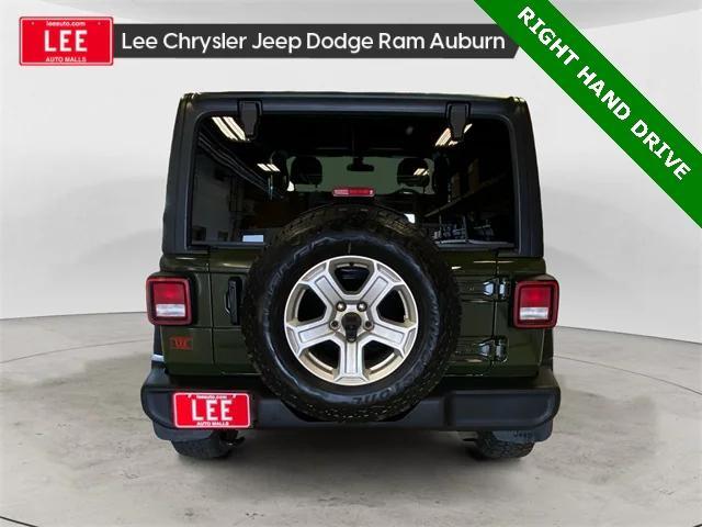 used 2021 Jeep Wrangler Unlimited car, priced at $33,494