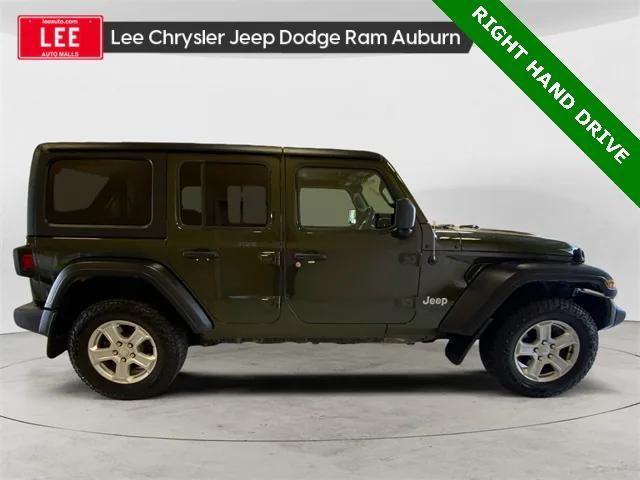 used 2021 Jeep Wrangler Unlimited car, priced at $33,494