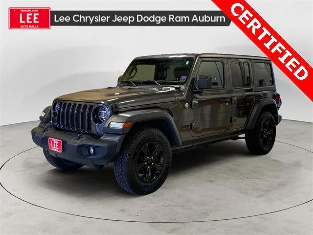 used 2020 Jeep Wrangler Unlimited car, priced at $30,494