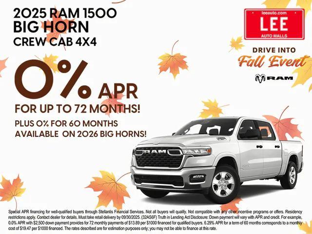 new 2025 Ram 1500 car, priced at $43,168