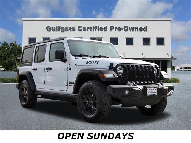 used 2021 Jeep Wrangler Unlimited car, priced at $33,118