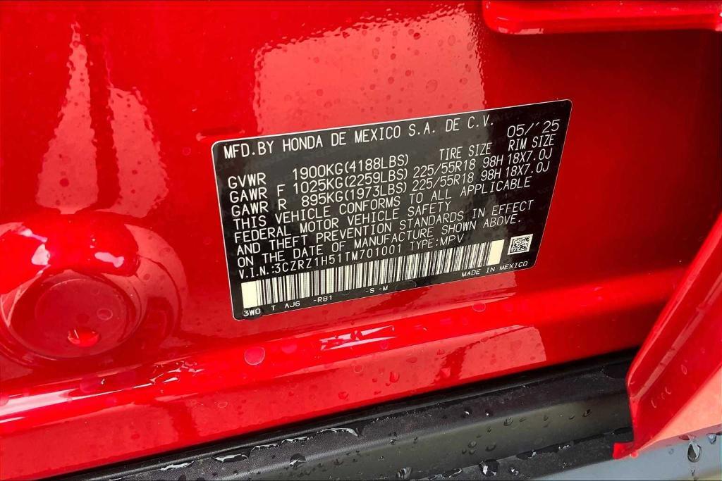 new 2026 Honda HR-V car, priced at $29,395