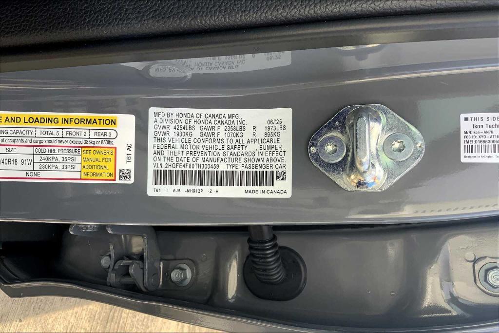 new 2026 Honda Civic Hybrid car, priced at $33,900