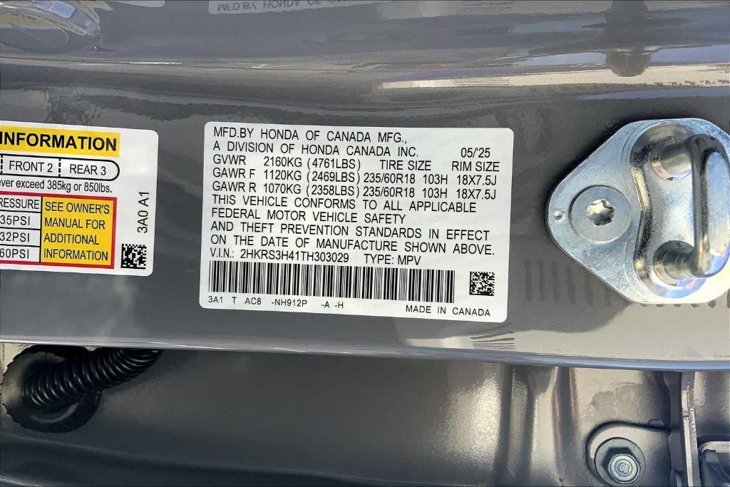 new 2026 Honda CR-V car, priced at $35,000