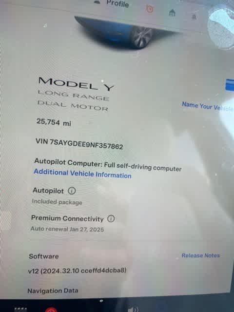 used 2022 Tesla Model Y car, priced at $32,449