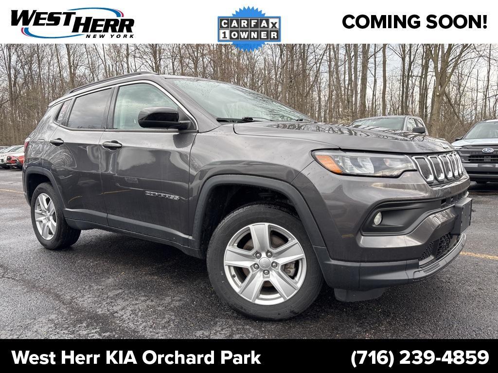 used 2022 Jeep Compass car, priced at $23,915
