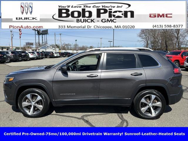 used 2021 Jeep Cherokee car, priced at $25,886
