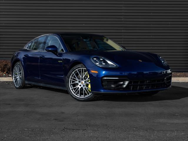 used 2022 Porsche Panamera e-Hybrid car, priced at $84,900