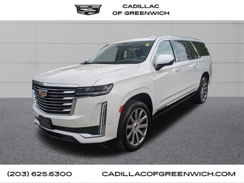 used 2021 Cadillac Escalade ESV car, priced at $78,897