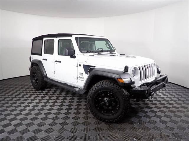 used 2020 Jeep Wrangler Unlimited car, priced at $22,000