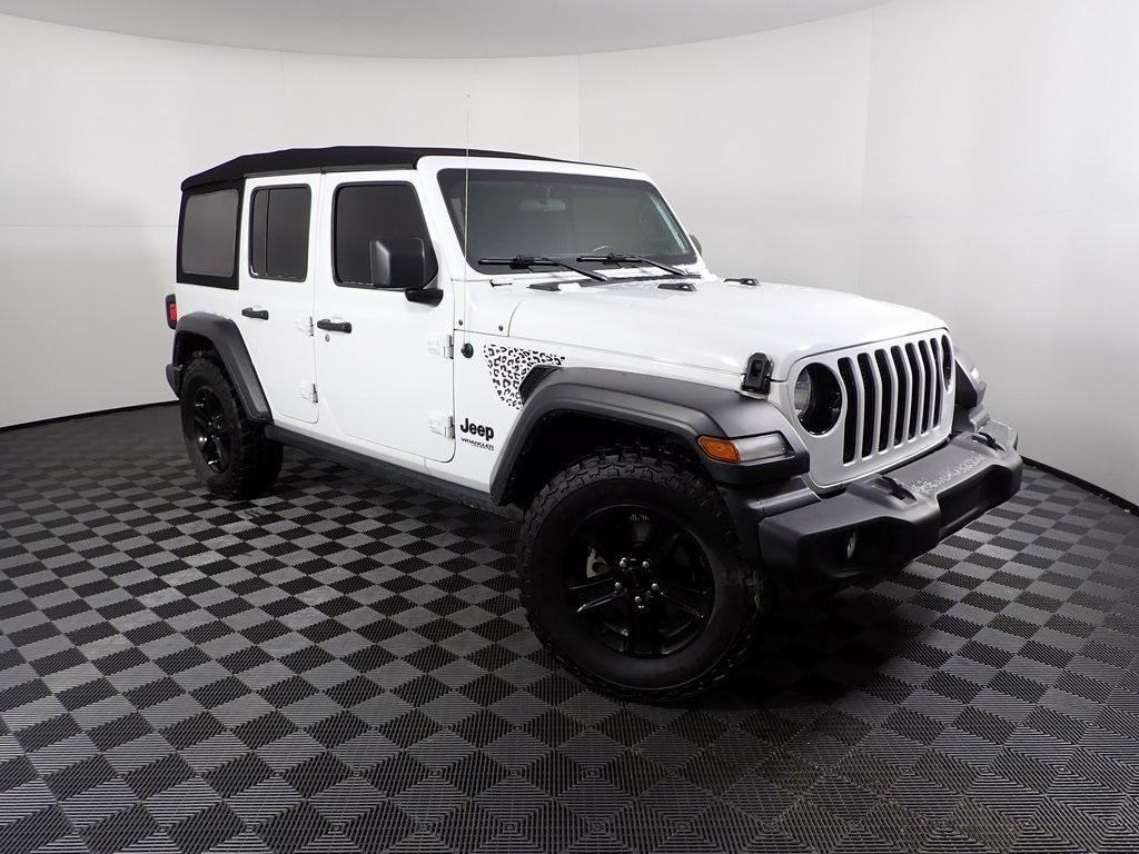 used 2021 Jeep Wrangler Unlimited car, priced at $25,750