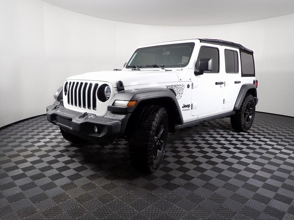 used 2021 Jeep Wrangler Unlimited car, priced at $25,750