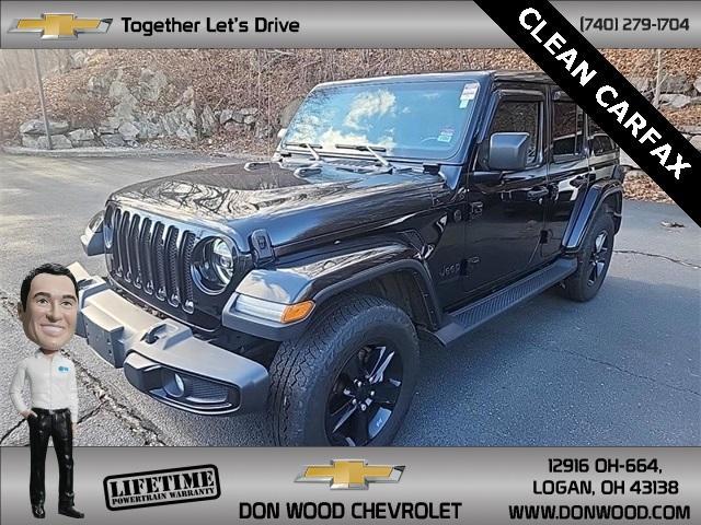 used 2021 Jeep Wrangler Unlimited car, priced at $33,500