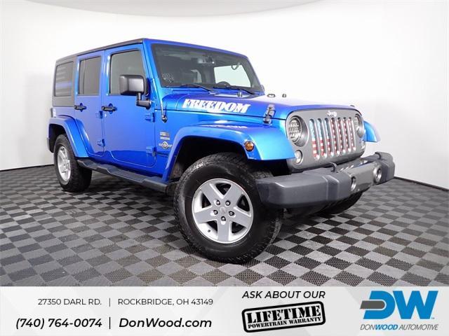 used 2014 Jeep Wrangler Unlimited car, priced at $11,500