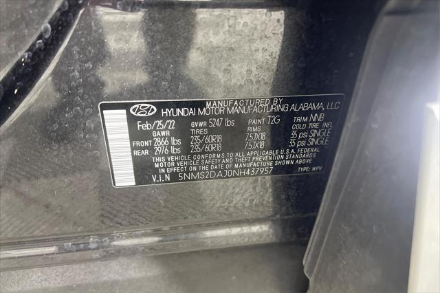 used 2022 Hyundai Santa Fe car, priced at $25,995