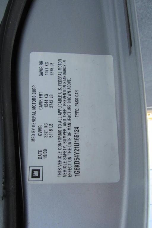 used 2001 Cadillac DeVille car, priced at $6,995