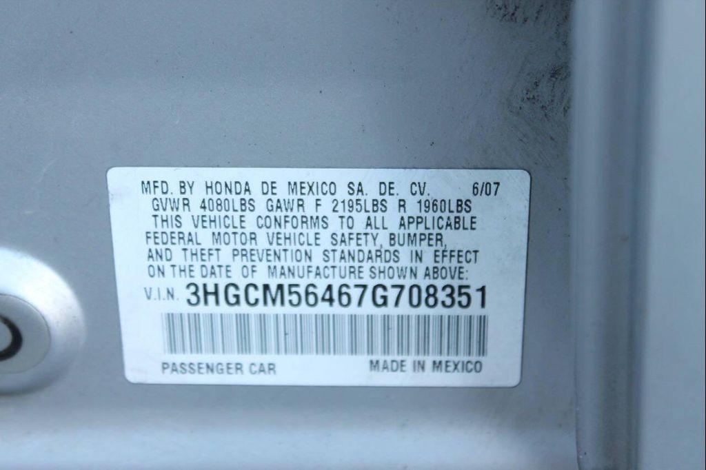 used 2007 Honda Accord car, priced at $6,850