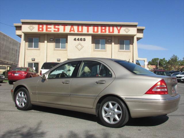 used 2002 Mercedes-Benz C-Class car, priced at $5,995