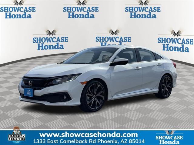 used 2021 Honda Civic car, priced at $20,500