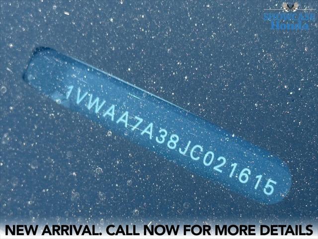 used 2018 Volkswagen Passat car, priced at $15,000