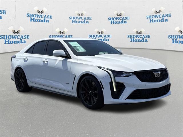 used 2023 Cadillac CT4-V car, priced at $55,500