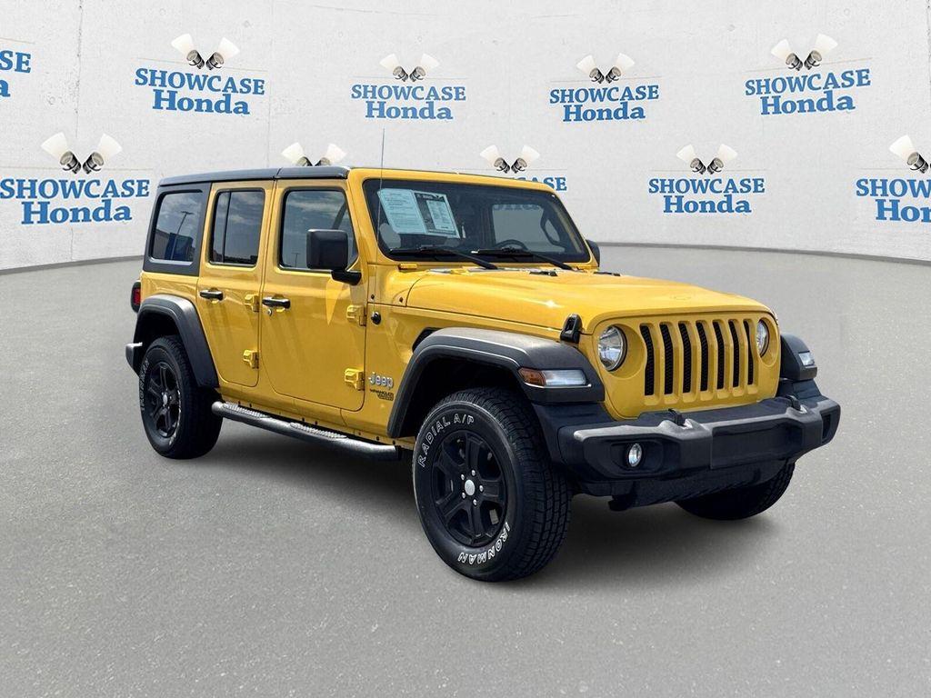 used 2020 Jeep Wrangler Unlimited car, priced at $21,400