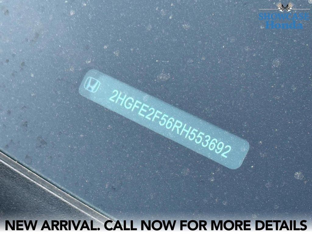 used 2024 Honda Civic car, priced at $24,998