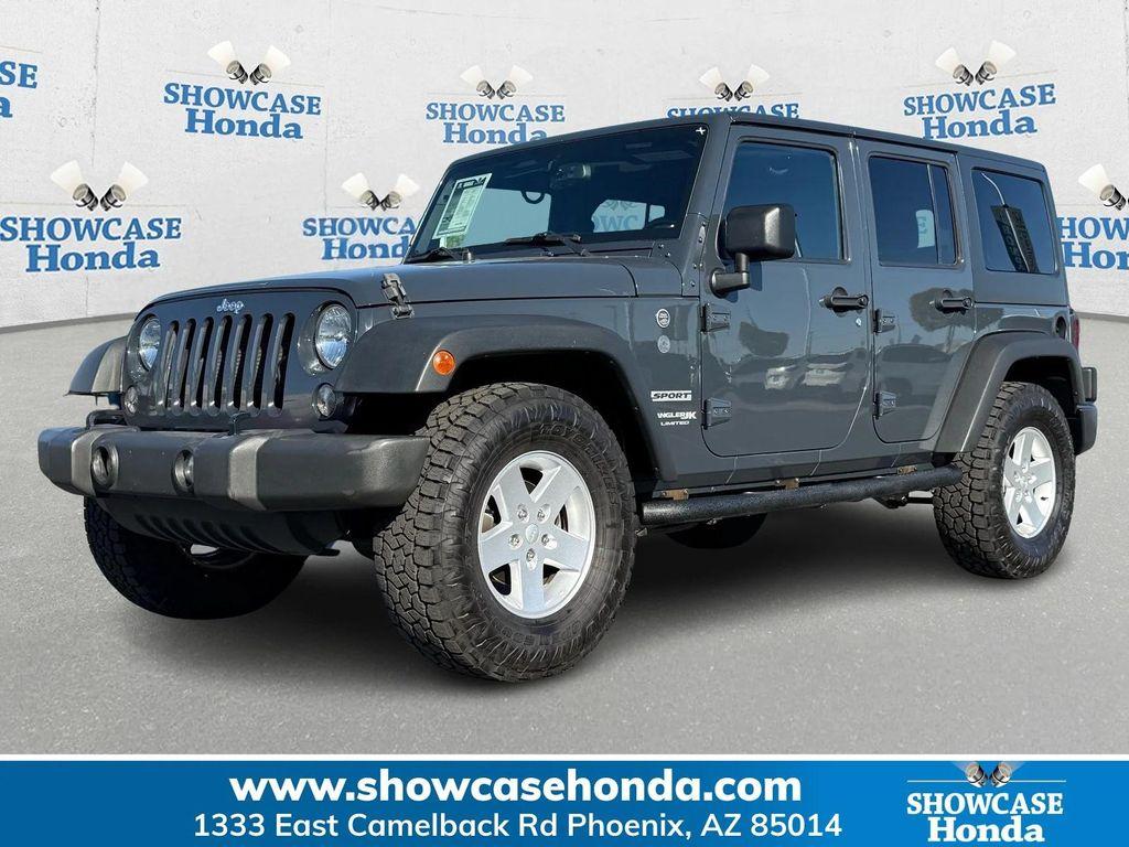 used 2018 Jeep Wrangler JK Unlimited car, priced at $18,998