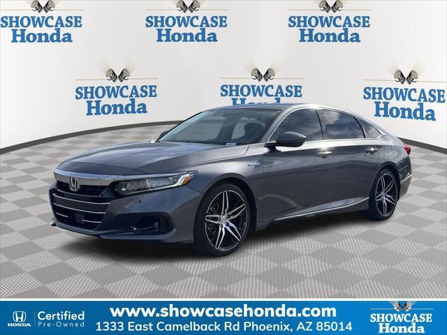 used 2022 Honda Accord Hybrid car, priced at $27,100