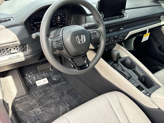 new 2025 Honda Accord car, priced at $30,566