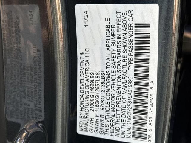 new 2025 Honda Accord Hybrid car, priced at $37,987