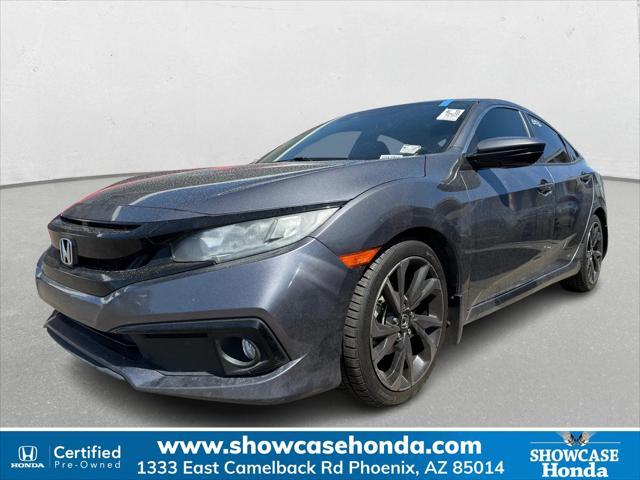used 2020 Honda Civic car, priced at $19,500