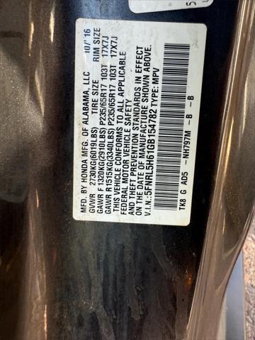 used 2016 Honda Odyssey car, priced at $16,800