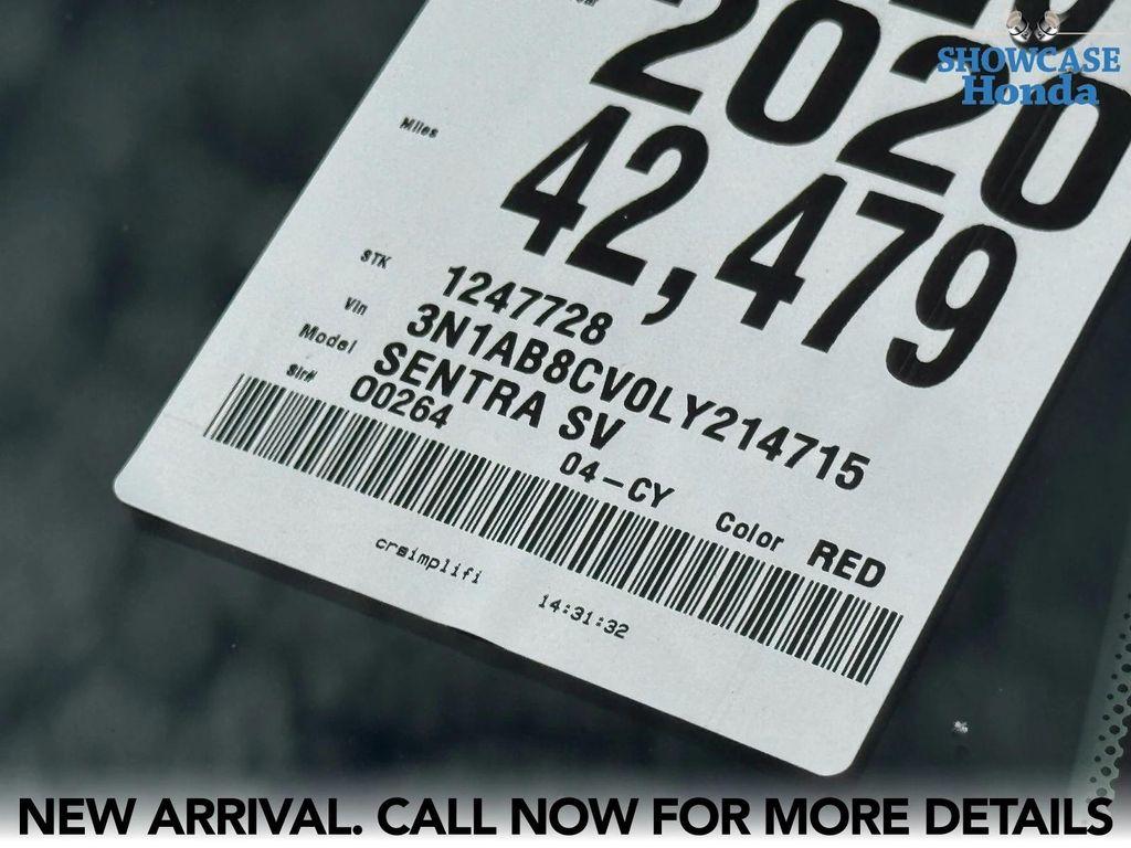 used 2020 Nissan Sentra car, priced at $16,998