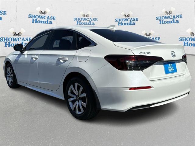 new 2025 Honda Civic car, priced at $25,049