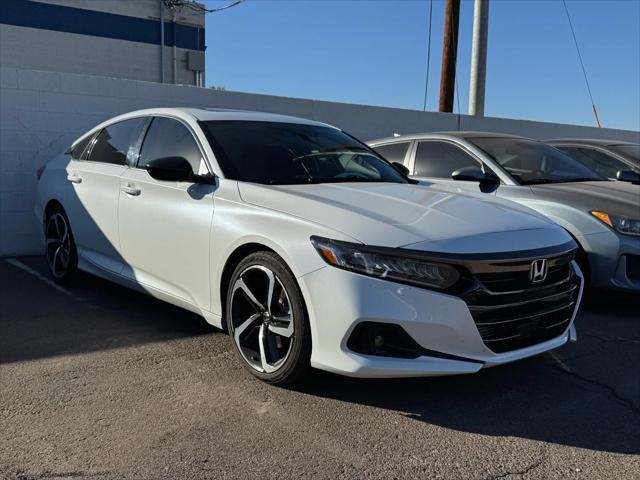 used 2021 Honda Accord car, priced at $27,400